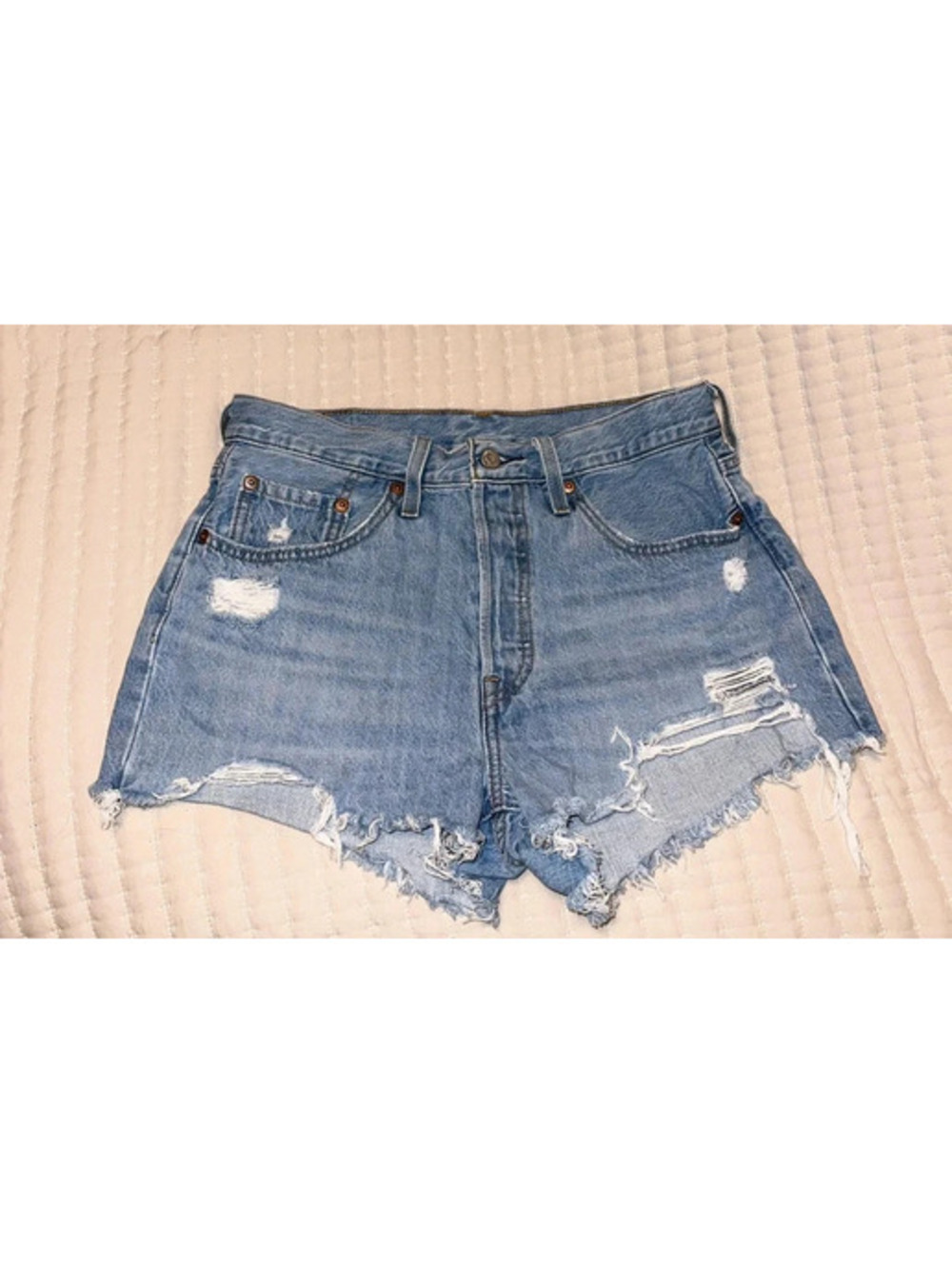 Levi 501 Denim Shorts - 6/28